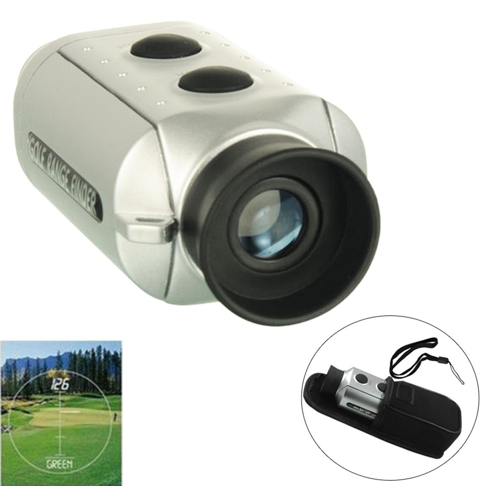 Digital 7x18 Golf Range Finder / OMSE1VSV Teropong Gold - Silver