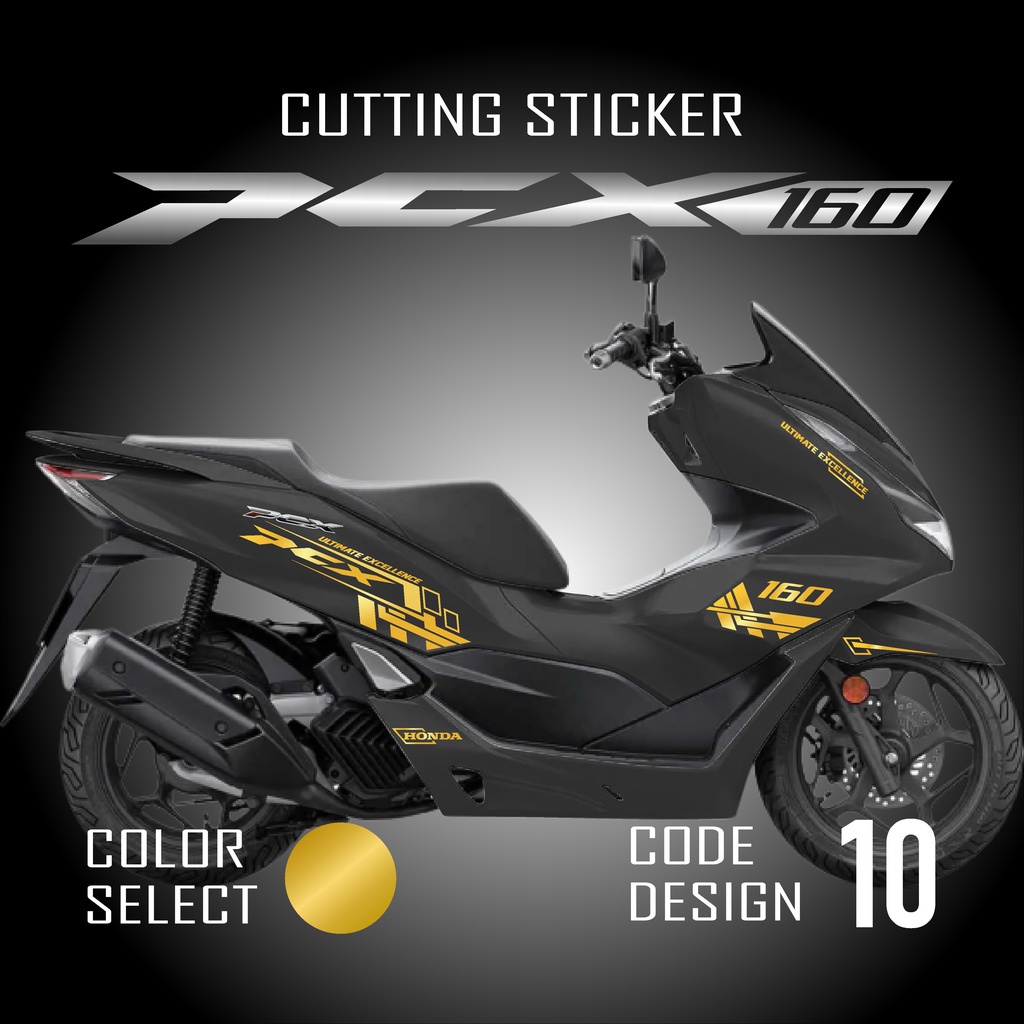 COD Cutting Sticker PCX 160 - Aksesoris Stiker Striping Motor Honda New PCX160 2021 2022 Lis Timbul 