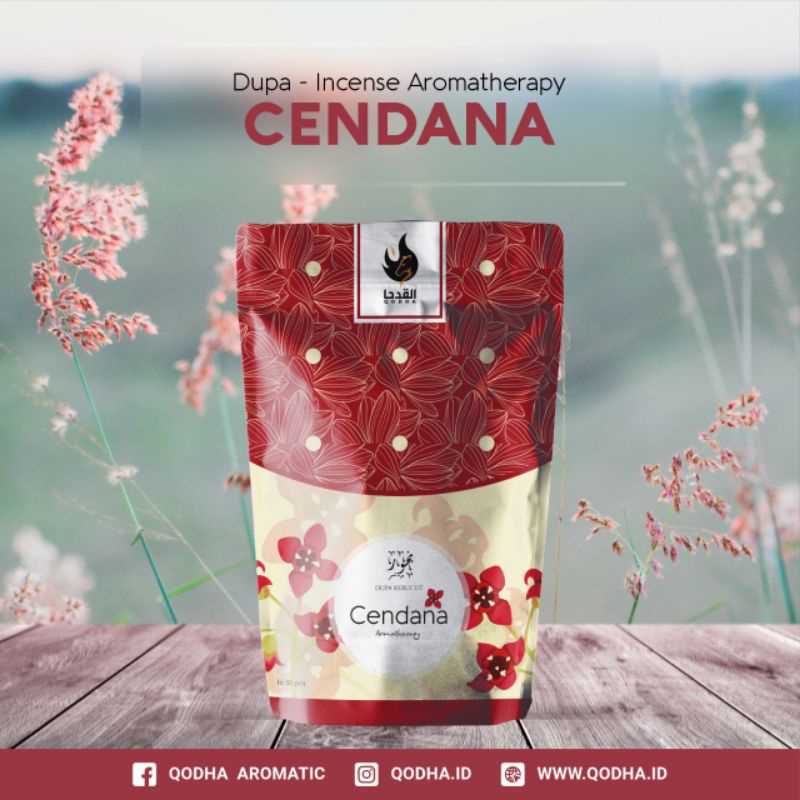 Bukhur Buhur Dupa Kerucut Aromaterapi Qodha isi 50 Pcs Aroma CENDANA