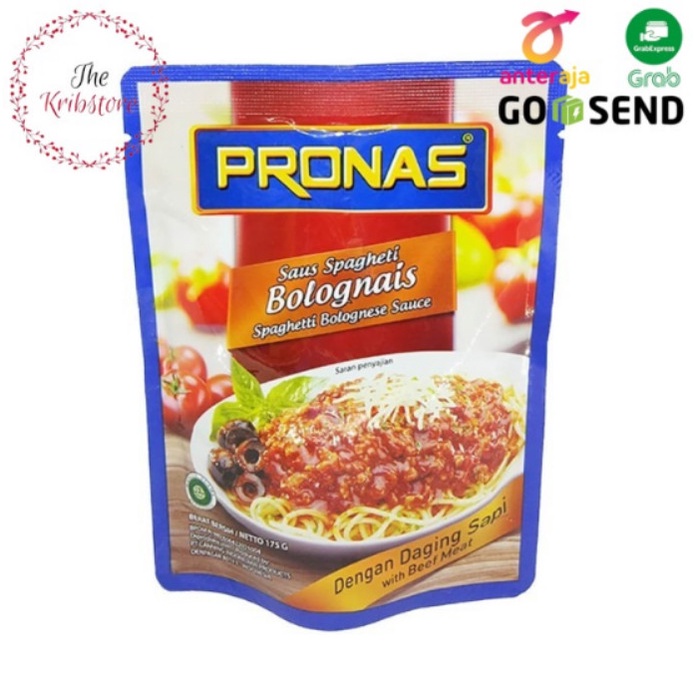 

PRONAS Bolognais Saus Spagheti Daging Sapi 175 gr 350 gr
