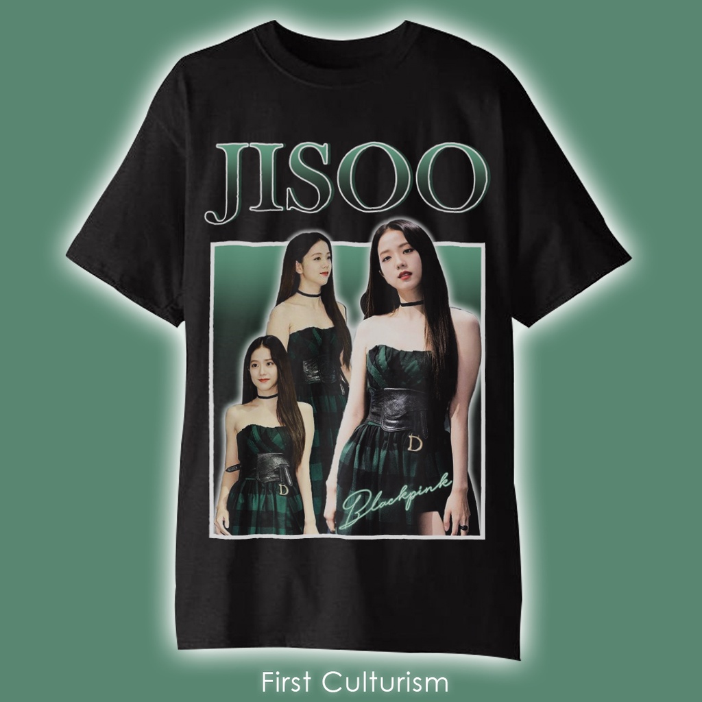 KAOS VINTAGE JISOO BLACKPINK RAP TEE