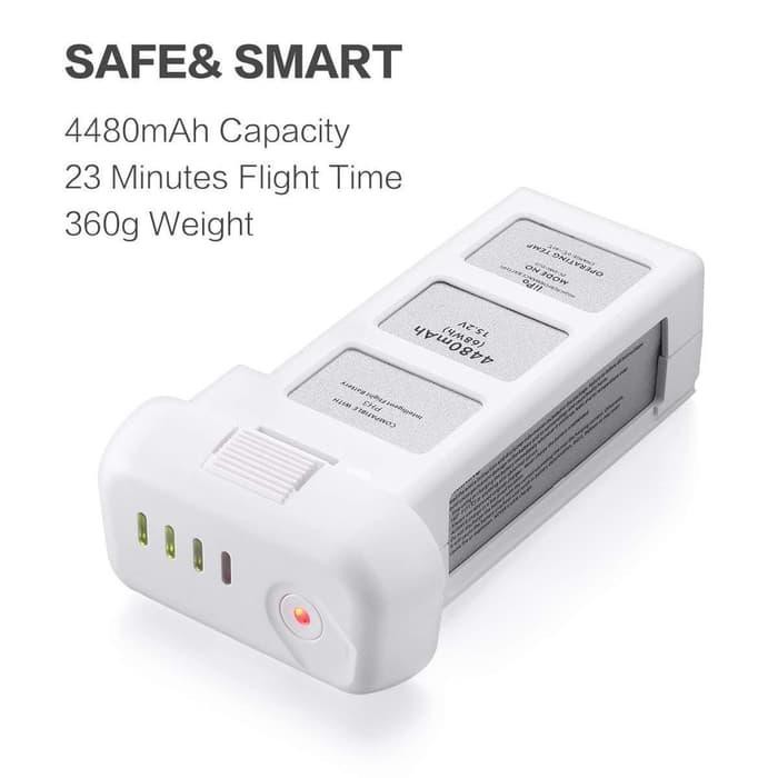 BATERAI BATTERY DJI PHANTOM 3 ORIGINAL OEM DJI PHANTOM 3 BATERE - Putih Berkualitas
