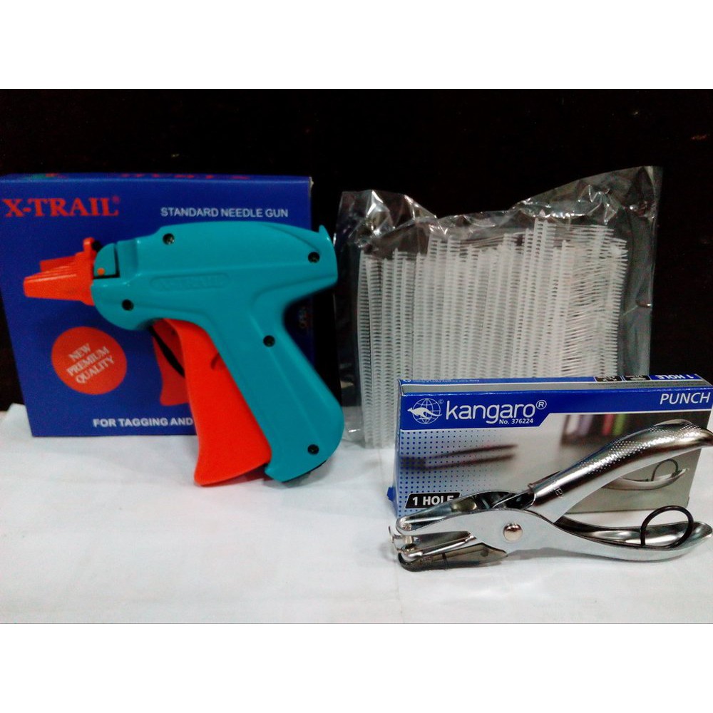 

Paket alat tembak TAG GUN (+1000 tag arrow pin) & pembolong kertas hang tag baju [SALE]off40%