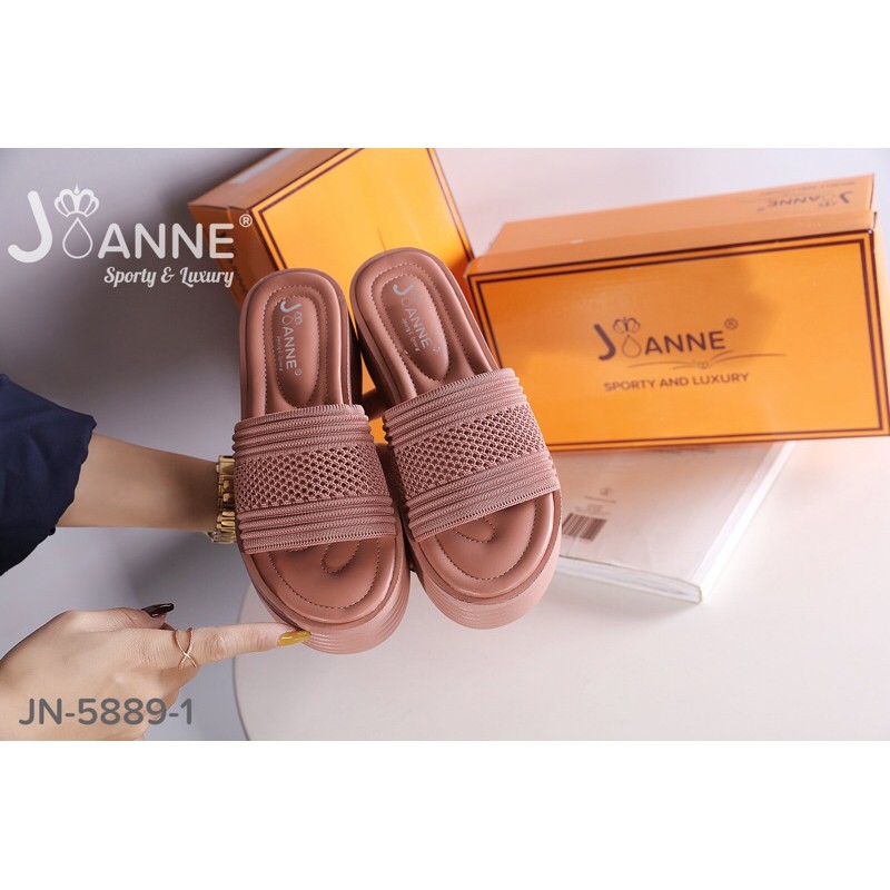 RESTOCK!! [ORIGINAL] JOANNE Wedges Sandals Sepatu Wanita #JN-5889-1 (POLOS)