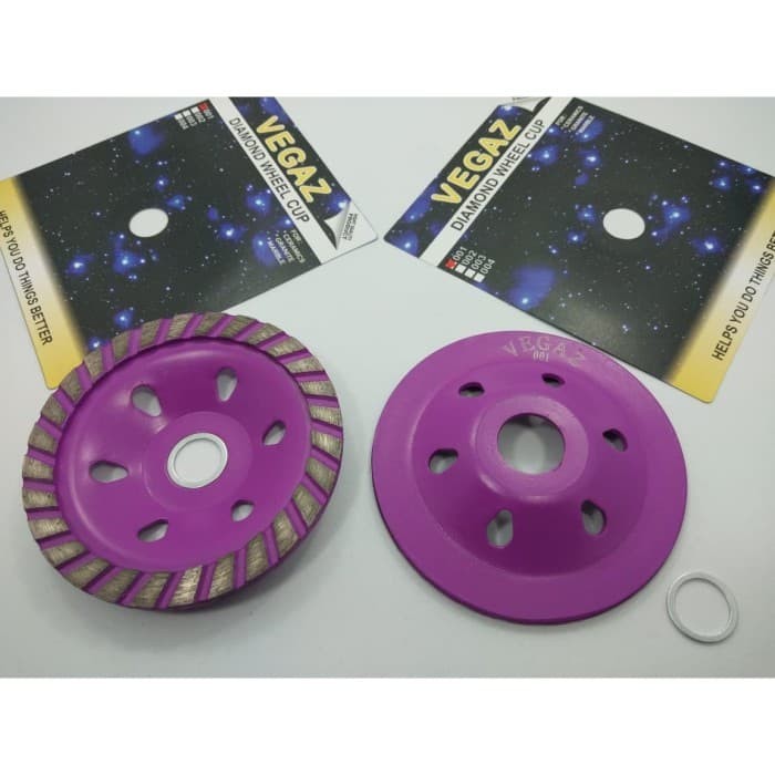 Mangkok Gerinda Tembok Diamond Cup Wheel Vegas Turbo 4&quot; inch