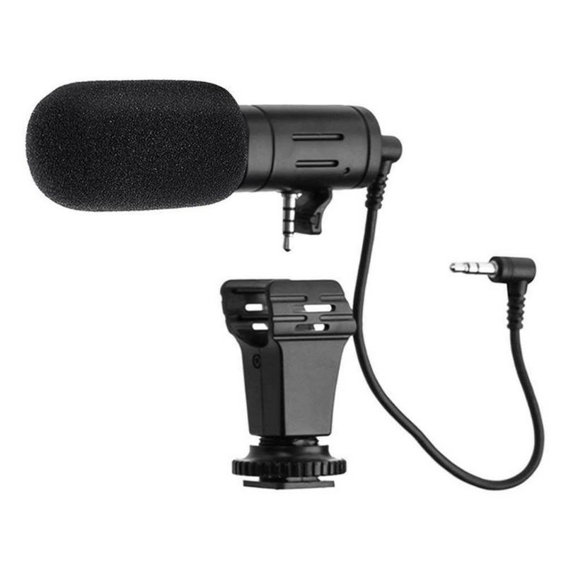 TaffStudio Camera DSLR Shotgun Microphone 3.5mm