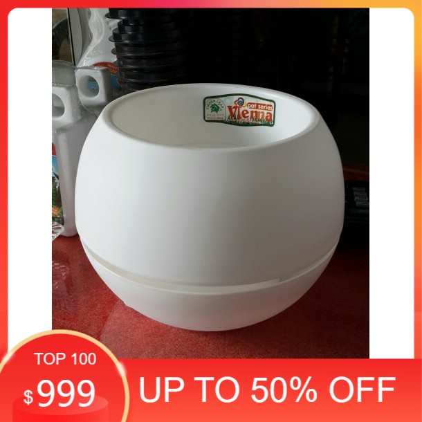 jual pot bola ukuran 15 - pot bola - pot cantik - pot plastik