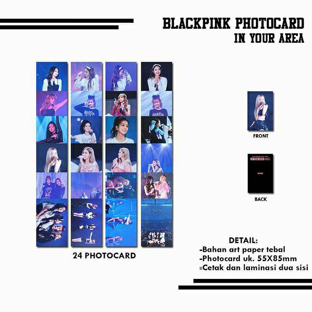 BLACKPINK IN YOUR AREA DVD  PHOTOCARD