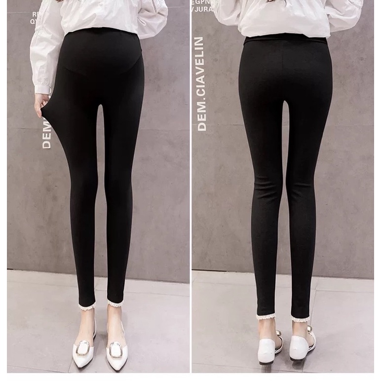 celana legging Premium Katun Ibu Hamil 8019