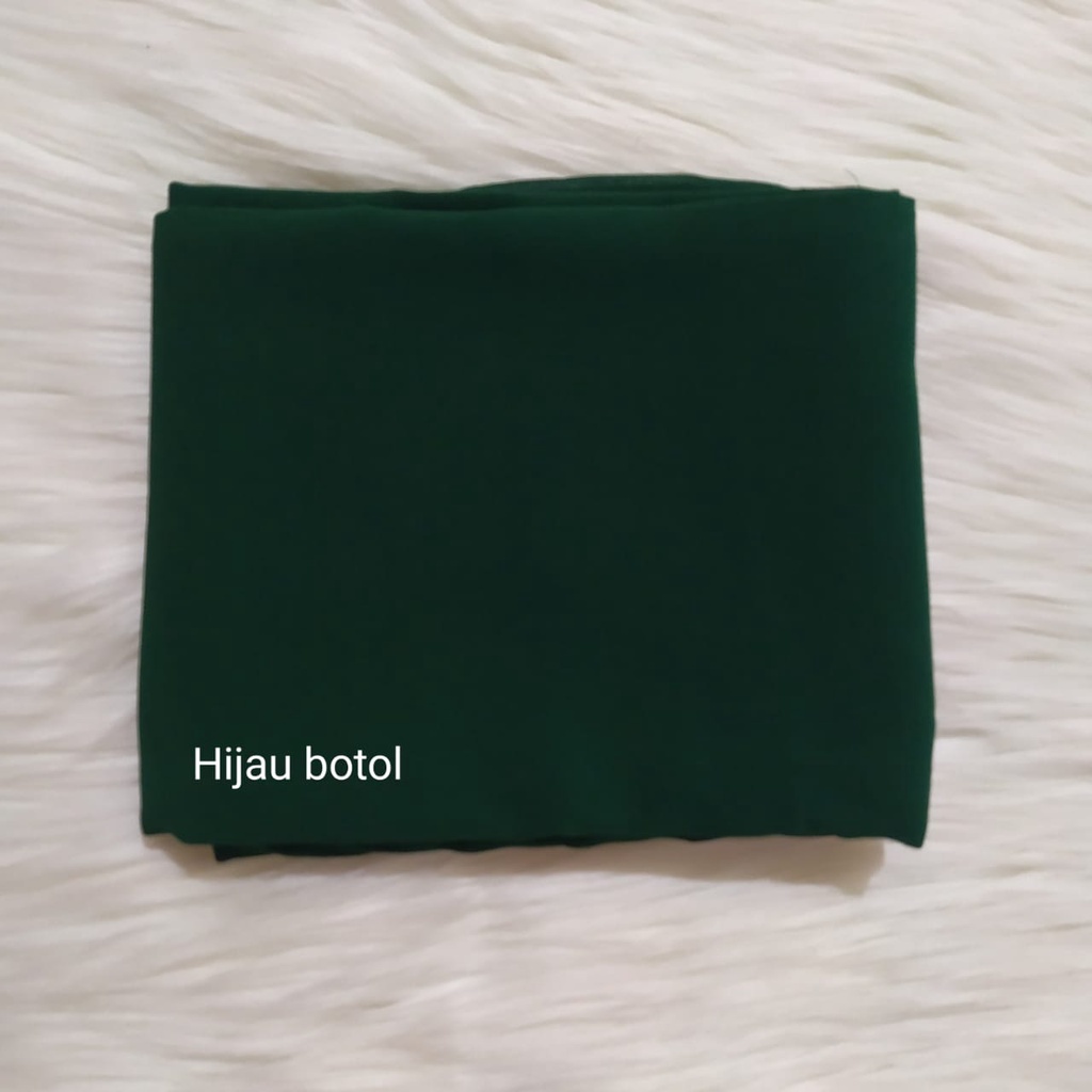 Bisa Cod Pasmina diamond 170x70cm / pashmina sabyan /pashmina diamond premium-Hijau botol