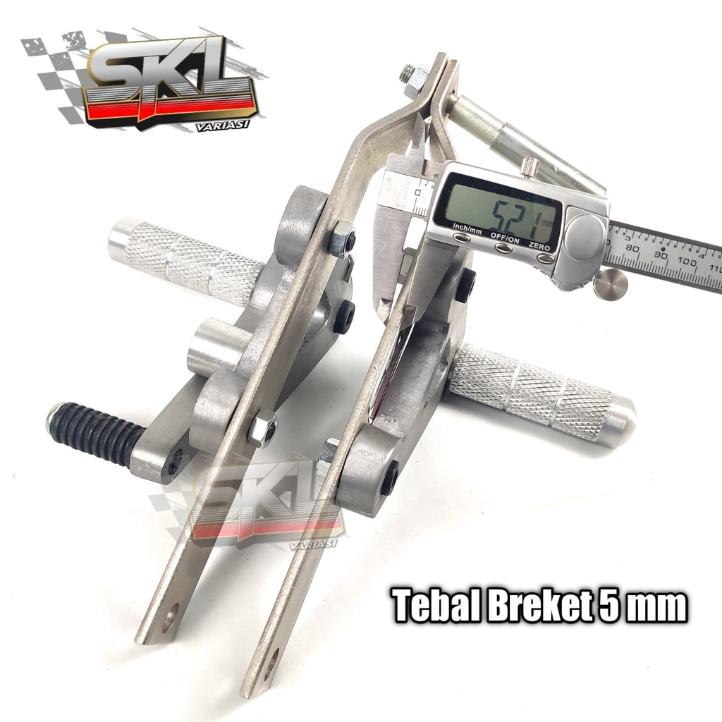 Footstep Underbone Osi Racing All Universal Motor Jupiter Fiz R  Supra Rx King Untuk Tromol