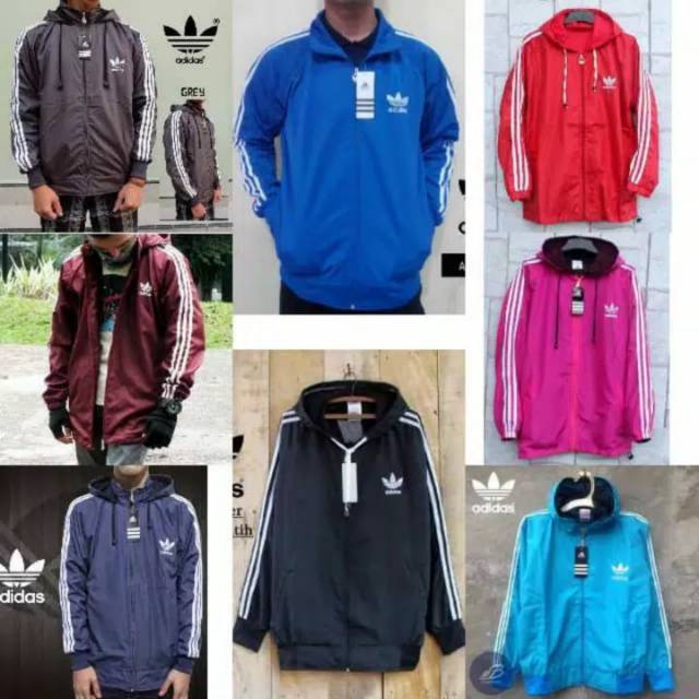 Jaket Parasut Adidas