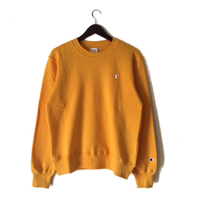 Champion Crewneck Basic Logo Mustard