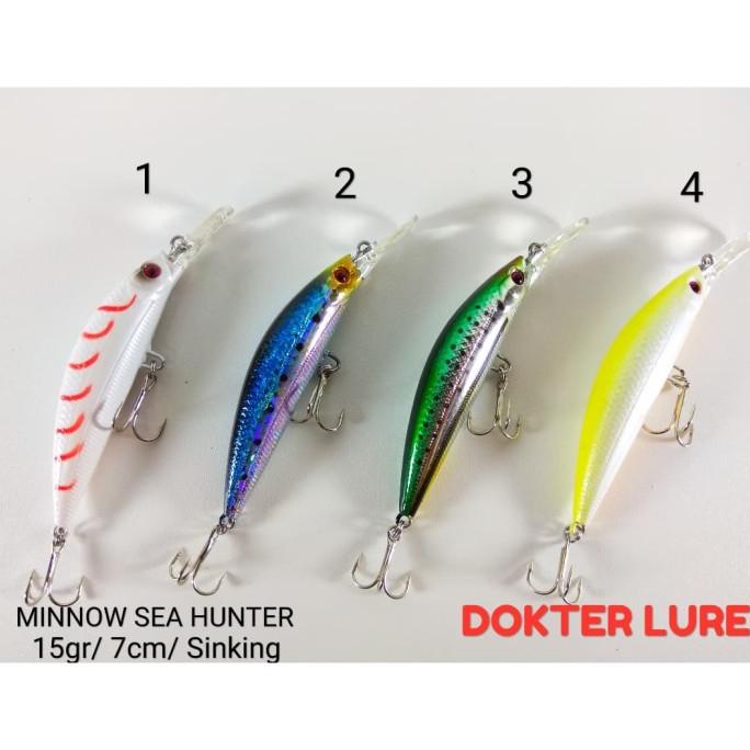 HOTLIST LURE Minnow SEA HUNTER 15gr 7cm Sinking Longcast