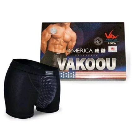 Celana Dalam Vakoou Vakau Vakou Celana Boxer Magnet Terapi Pembesar Mr.P Kesehatan Pria Ampuh Original 100%