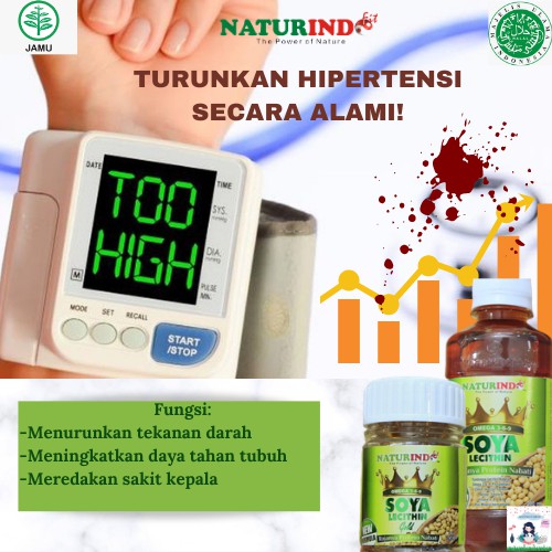 

OMEGA SOYA LECHITIN OBAT HERBAL ALAMI UNTUK MENGATASI HIPERTENSI