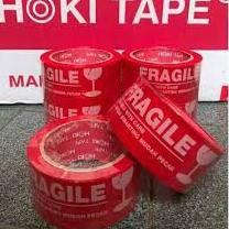 

NEW YEAR SALE!! LAKBAN FRAGILE / ISOLASI JANGAN DIBANTING / WARNA MERAH 50 & 100 YARD