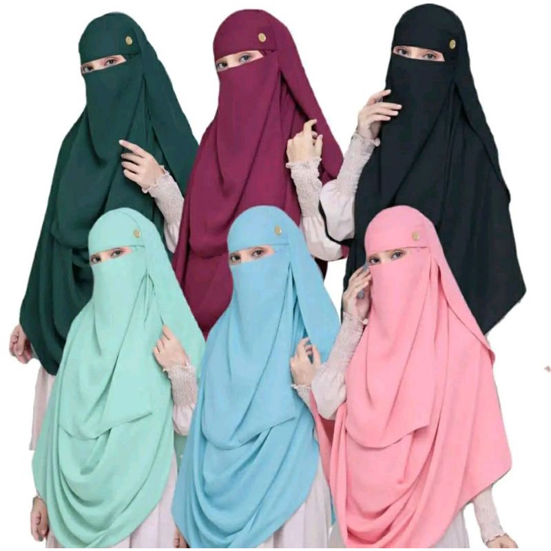 Pastan Ceruty Babydoll Free Cadar Bandana By NiqabtExclusive