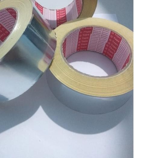 

❈ lakban alumunium foil tape 2" / isolasi tambal panci tahan panas tape ♜