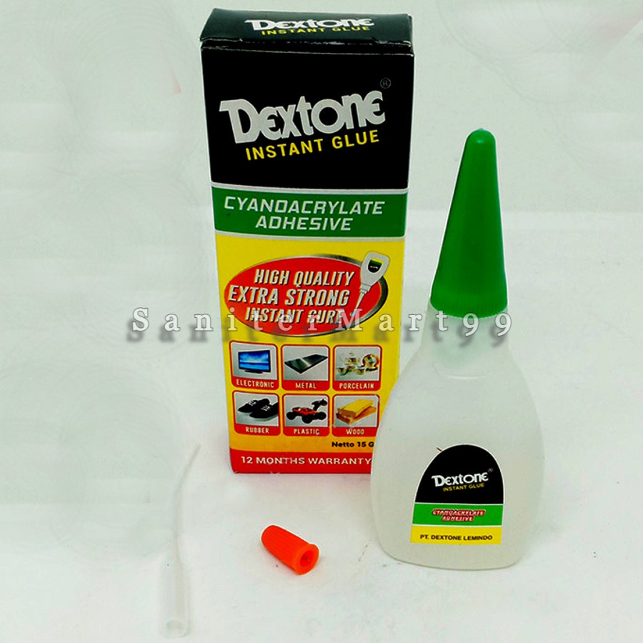 

LEM TETES DEXTONE KOREA INSTANT GLUE NETTO 15 GRAM CYANOACRYLATE