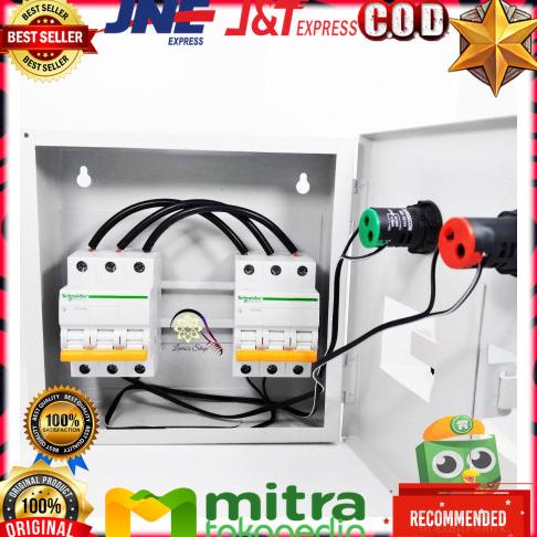 Panel Interlock Pln Genset Mcb 3 Phase Schneider Change Over Switch