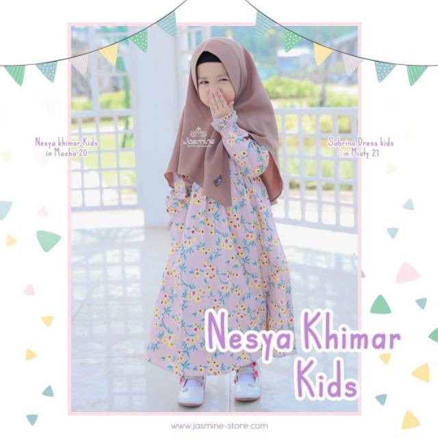 GAMIS ANAK  5-6 TAHUN SABRINA DRESS JASMINE BY LIDIA HADIWINOTO