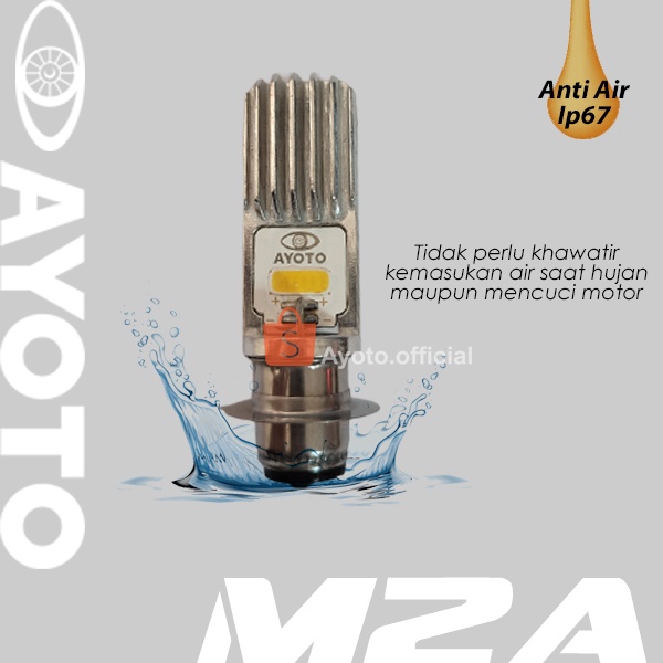 Lampu depan led motor AYOTO M2A H6 AC DC motor matic bebek - Goracing