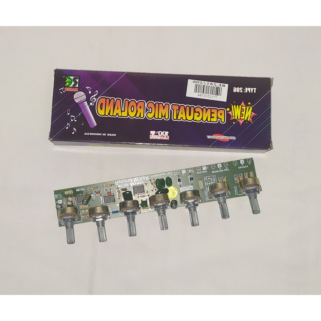 Kit Mixer Kit Penguat Mic Roland 7 Potensio Type 206