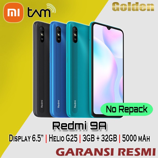 Xiaomi Redmi 9A 3/32 Ram 3gb Internal 32gb Garansi Resmi TAM