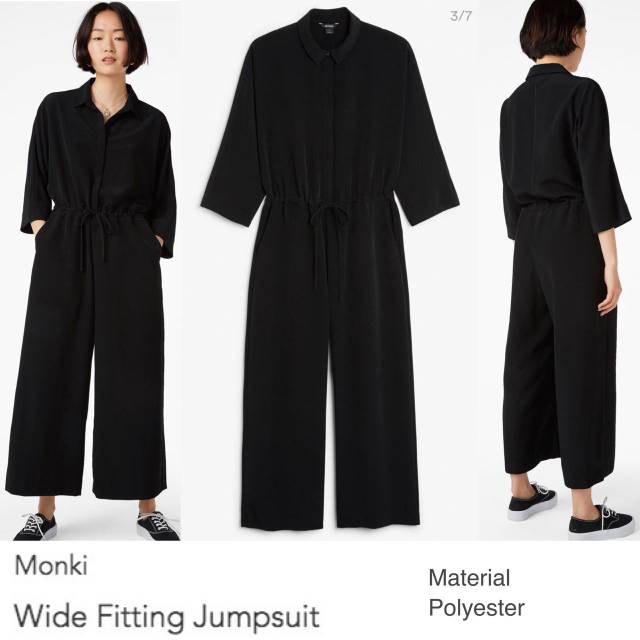 monki wide fitting jumpsuit