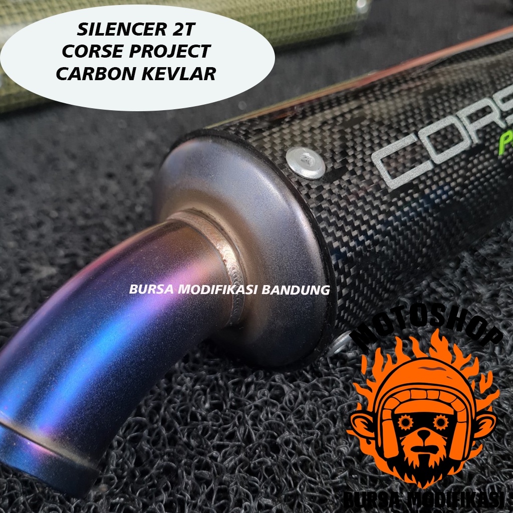 Silencer Corse Project 2 Tak Carbon Hexa Blue Tip racing exhaust Ninja SS RR RX-king-2
