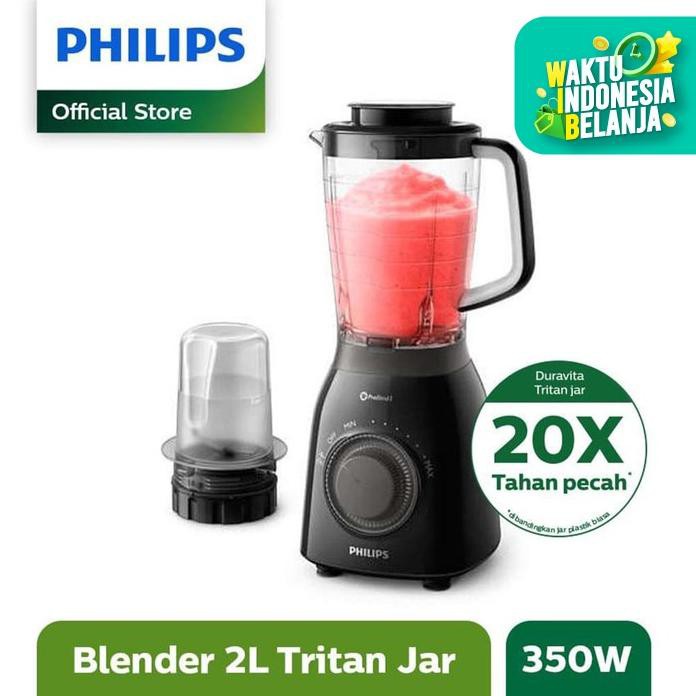 Philips Viva Blender Tritan Jar - Hitam - HR2157/90 TERLARIS