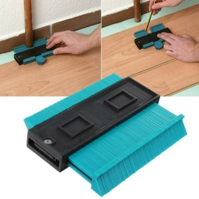 

Unik Penggaris Pengukur Copy Tukang Kayu Plapon / Countur Copy Ruler 5 Inci Terlaris