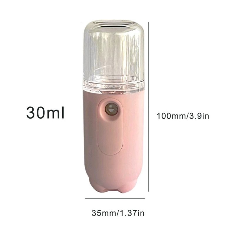 Nano Moisture Spray Mist Oval Sprayer Semprotan Pelembab Wajah Artis RECHARGEABLE