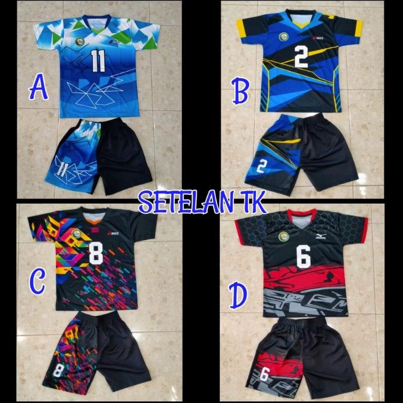 Baju Voli Stelan Anak Sd & Tk Bahan Serena