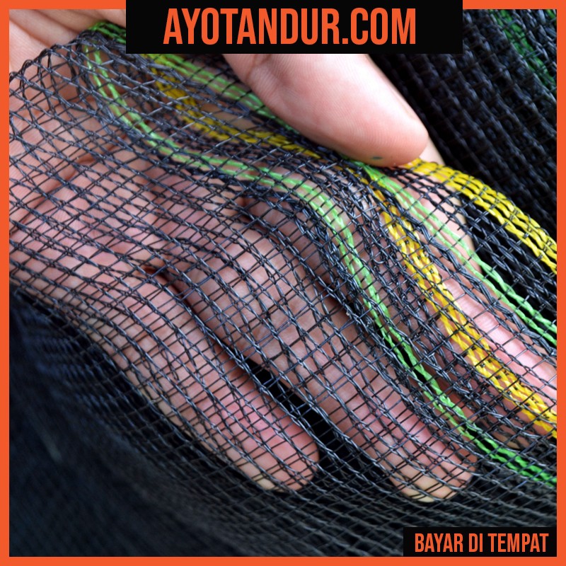 Waring Jaring Hitam Lebar 1,2 m Pagar Tanaman