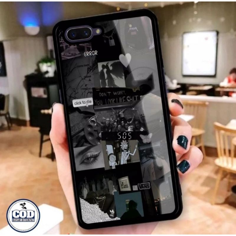 Athan Case Custom Realme C1 C2 Fashion Aesthetic Black series