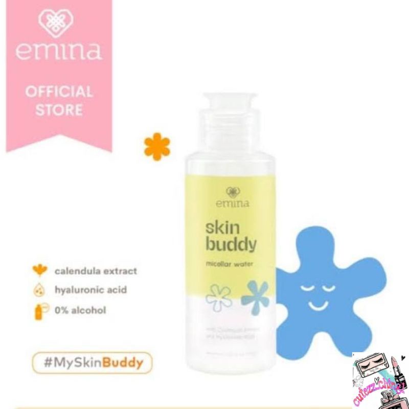 ☃Cutezz_Ching1☃Emina Skin Buddy Micellar Water 50ml / 100ml