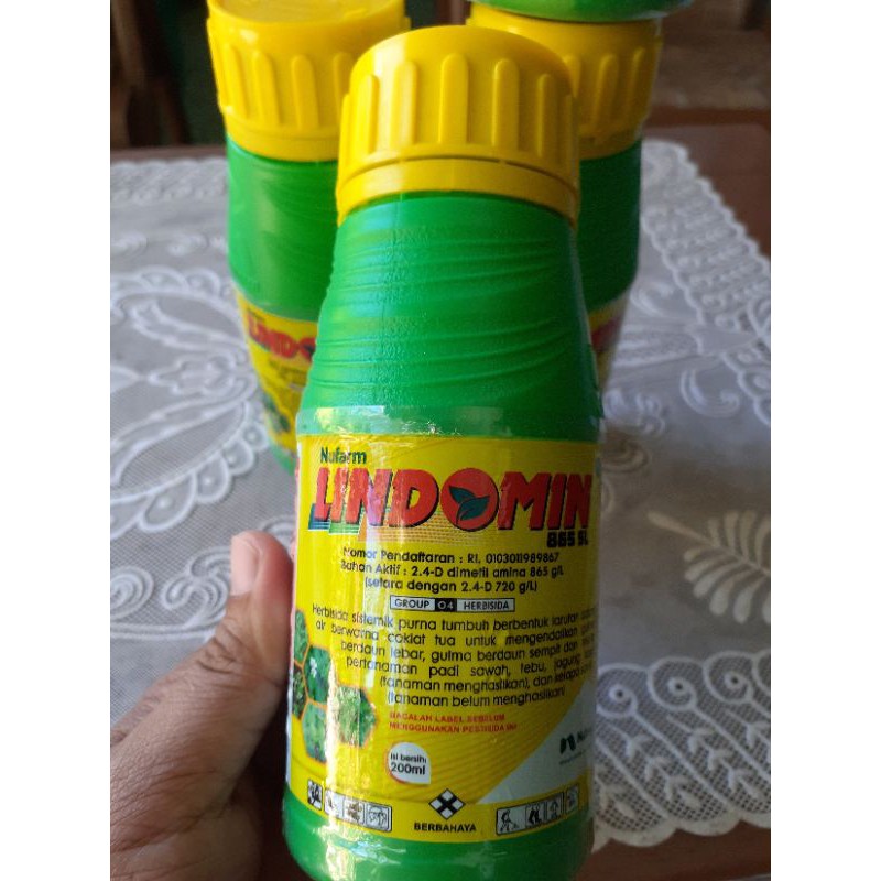 Herbisida Lindomin 865 SL obat rumput tanaman padi