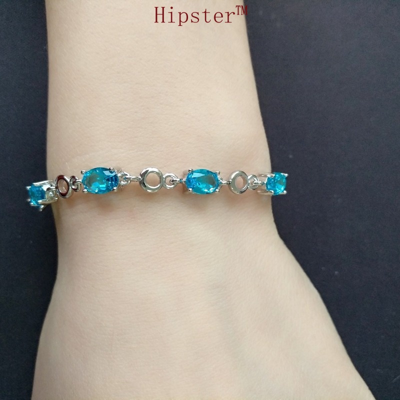Hot Sale Affordable Luxury Fashion Colored Gems Personalized Bracelet