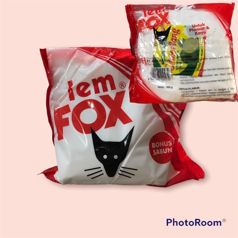 

Lem fox 800gram & 400gram