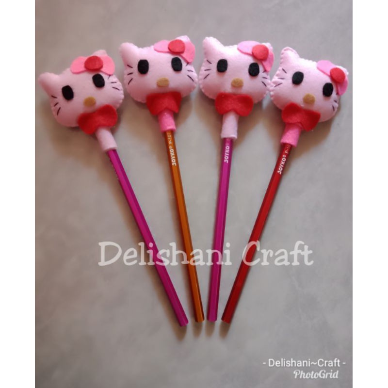 

Pensil Karakter Hello Kitty/Pensil Hias Flanel