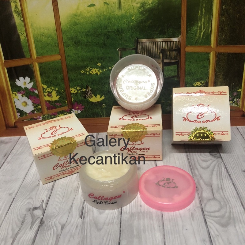 (12 Pcs) Cream Collagen Malam Original