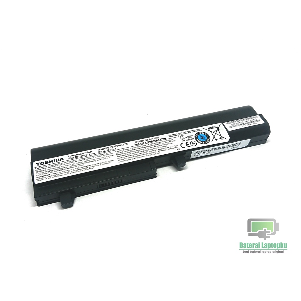 Baterai ORIGINAL TOSHIBA Netbook NB200, NB205, NB250, NB255 (PA3732U) (3 CELL) (BLACK)