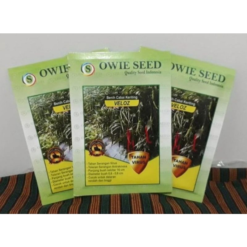 Benih Cabe Cabai Keriting VELOZ OWIE SEED Tahan Virus
