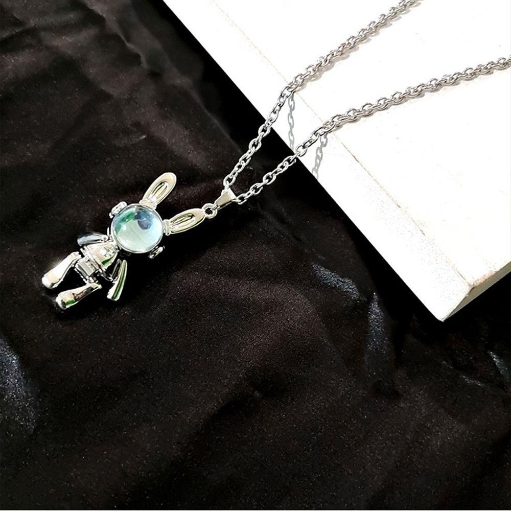 Mxbeauty Kalung Pria Keren Retro Kreatif Punk Kelinci Pandent Vintage Gaya Korea Choker