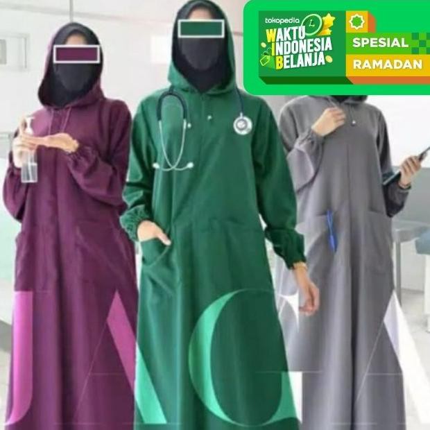 Hazmat baju pelindung/Gamis APD/Waterproof/Mayer Premium