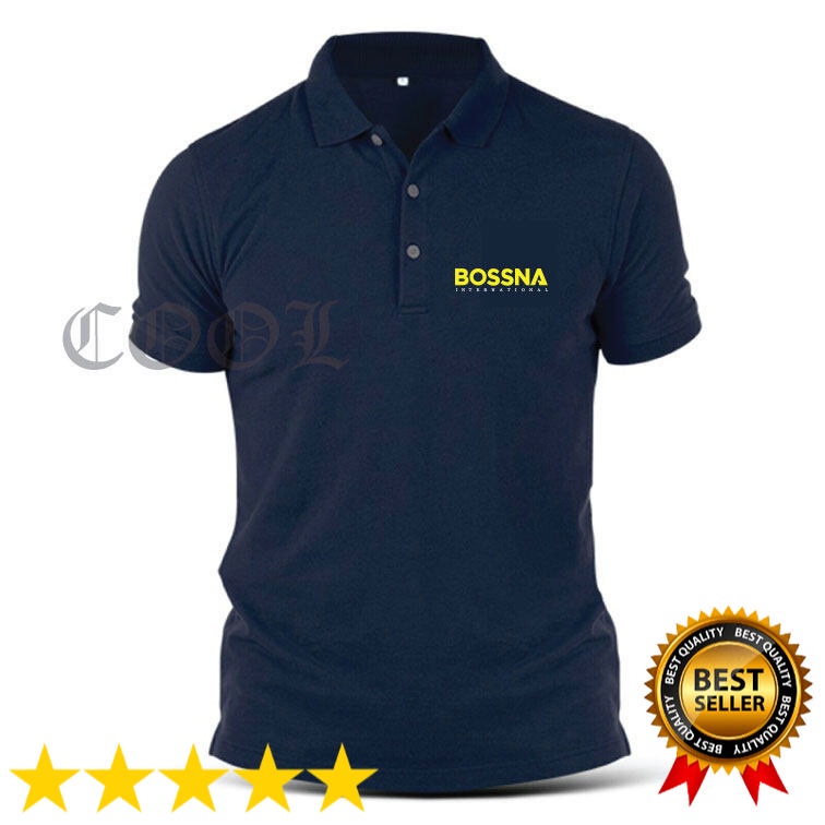 ⭐️⭐️⭐️⭐️⭐️POLO TERLARIS Bossna Limited Fishing Polo Tee T-Shirt SABLON Logo EDR-006 / LOGO PRINT SAB