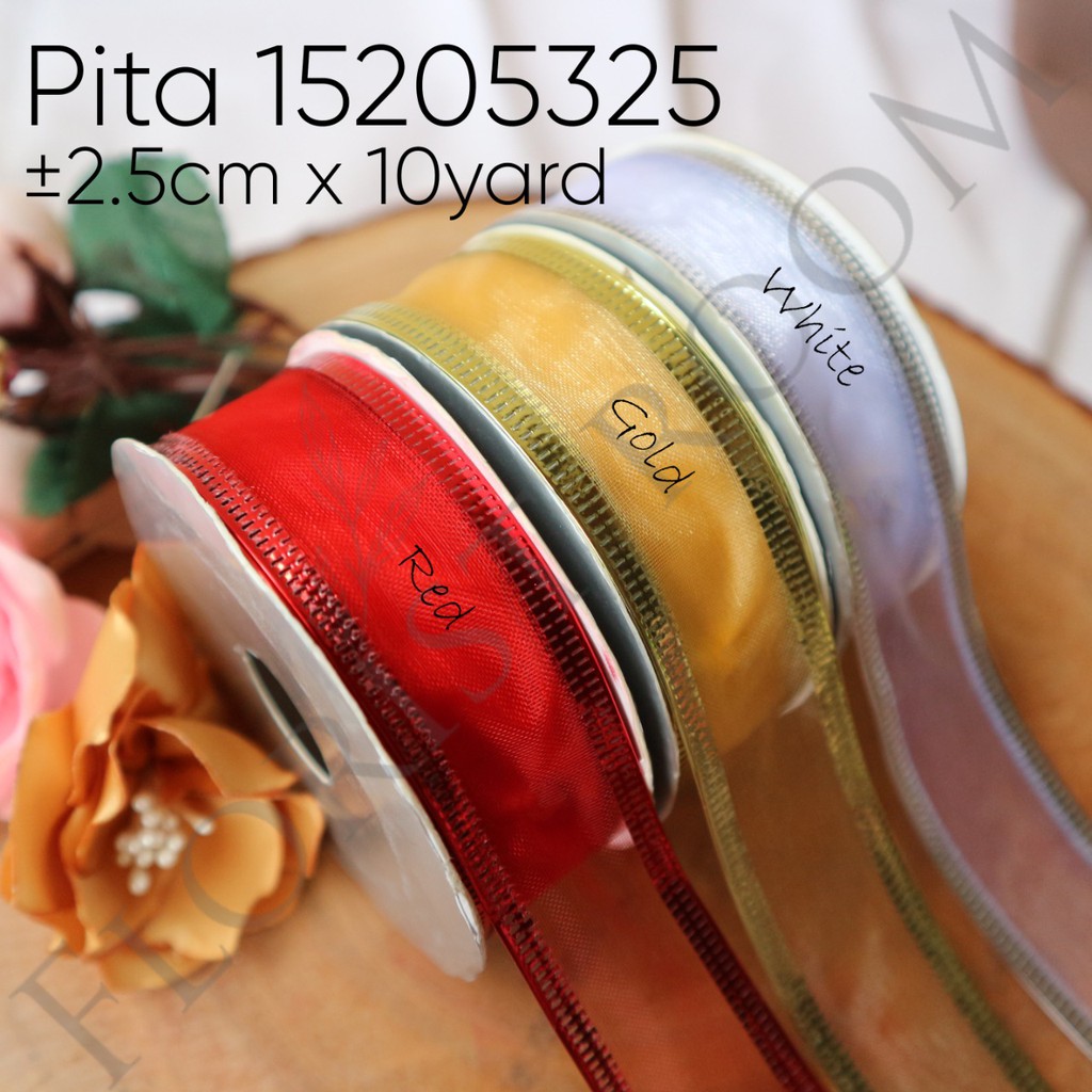 

Pita 15205325 ±2.5cm x 10Yard – Pita Natal – Christmas – Ribbon