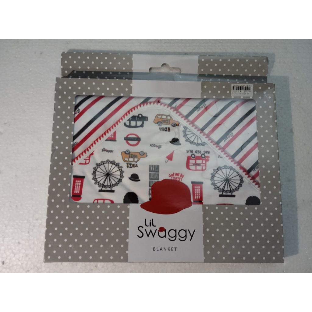 Lil Swaggy Selimut Topi Baby motif